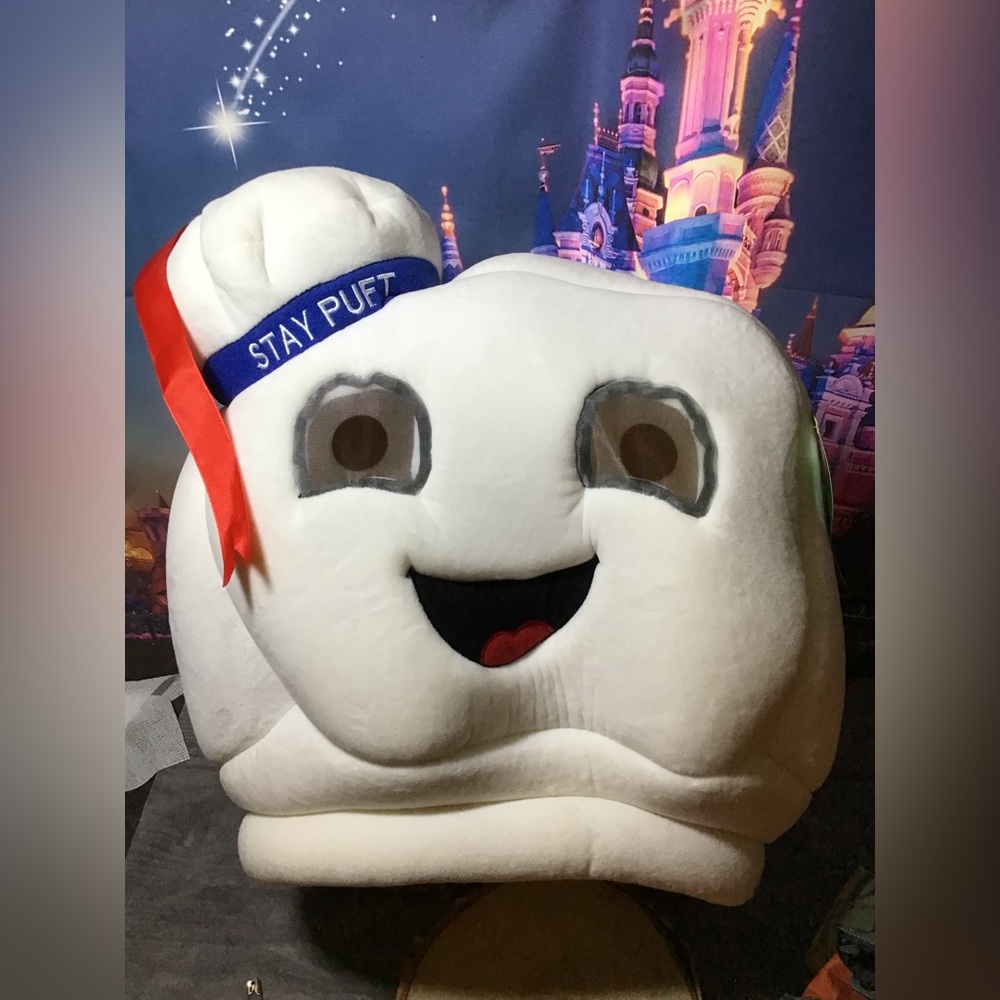 Ghostbuster stay puft marshmallow man oversized mask -one size 14+-NEW